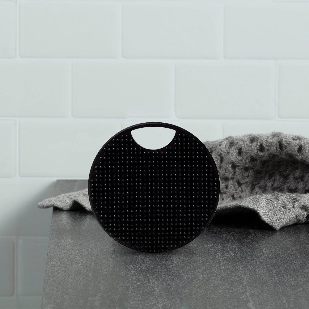 Face scrubber on table